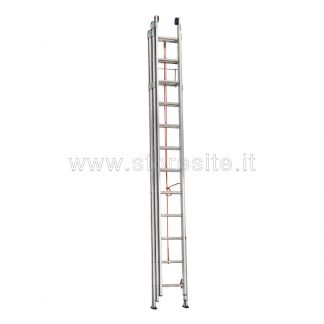 Scale in alluminio con fune 3 x 17