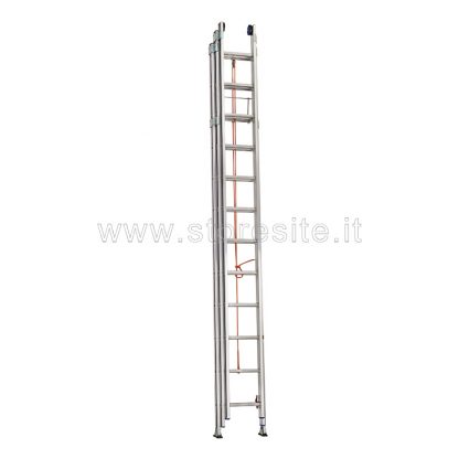 Scale in alluminio con fune 3 x 14
