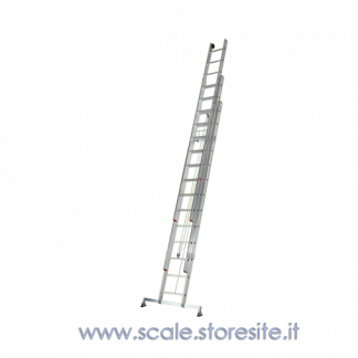 Scale con fune in alluminio VENUS 3 x 16 gradini