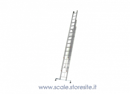 Scale con fune in alluminio VENUS 3 x 16 gradini