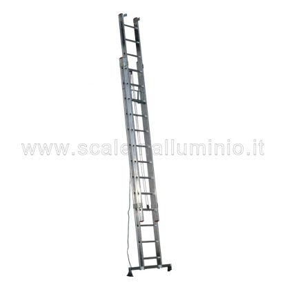 Scale con fune in alluminio VENUS 2 x 10 gradini